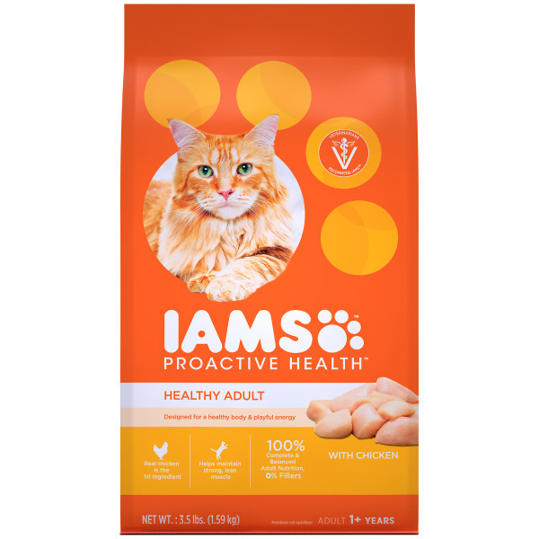 IAMS Proactive Health Adult Chicken Dry Cat Food - Product Image