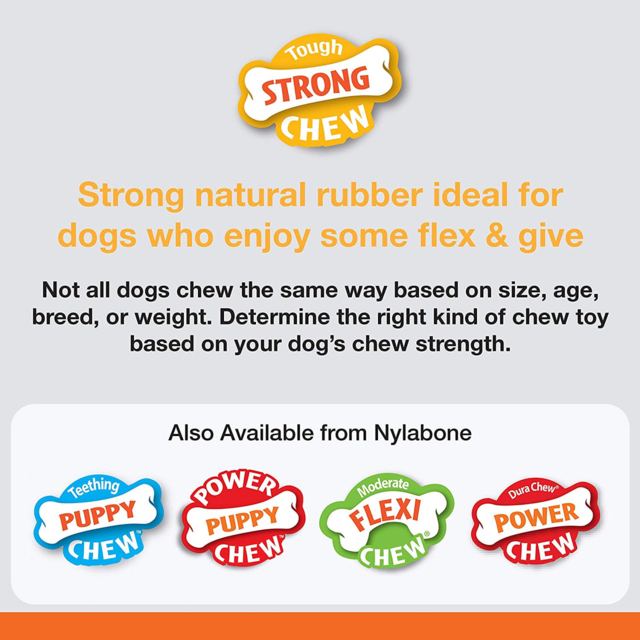 Nylabone Strong Stuffable Rhino Chew Cone Dog Toy - Product Image 4