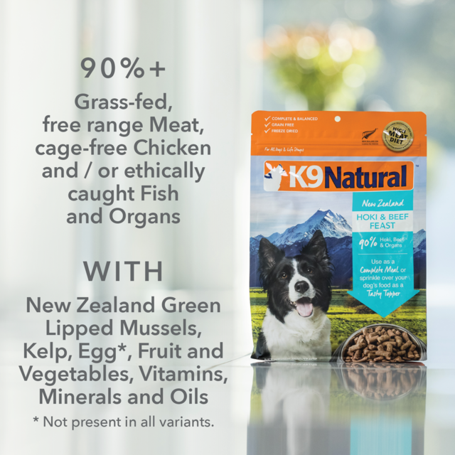 K9 Natural Beef Feast Freeze Dried Dog Food - Product Image 2