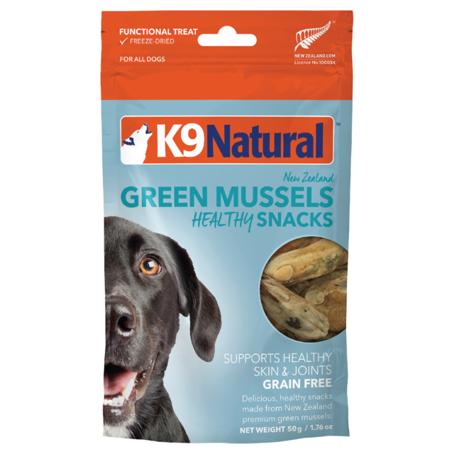 K9 Natural Green Mussel Healthy Snacks Freeze Dried Dog Treats - Product Image