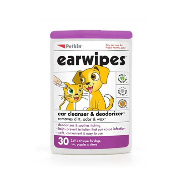 Petkin Ear Wipes - Product Image