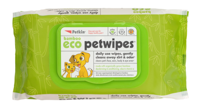 Petkin Bamboo Pet Wipes - Product Image