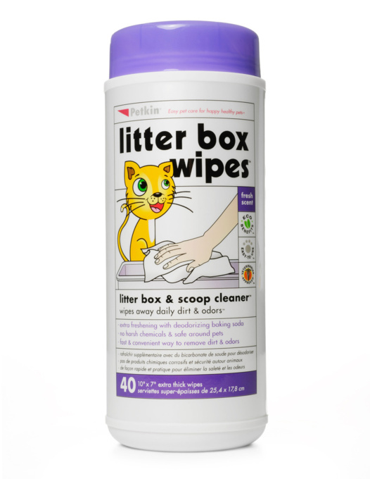 Petkin Cat Litter Box Wipes - Product Image 0