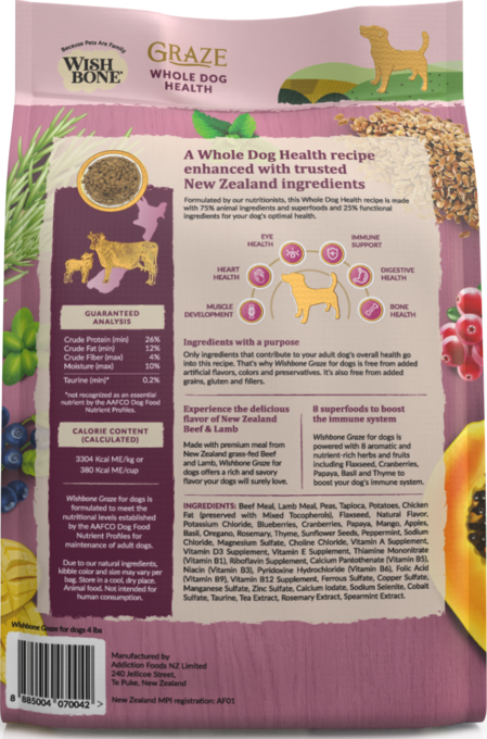 Wishbone Graze Grain Free Dry Dog Food - Product Image 1