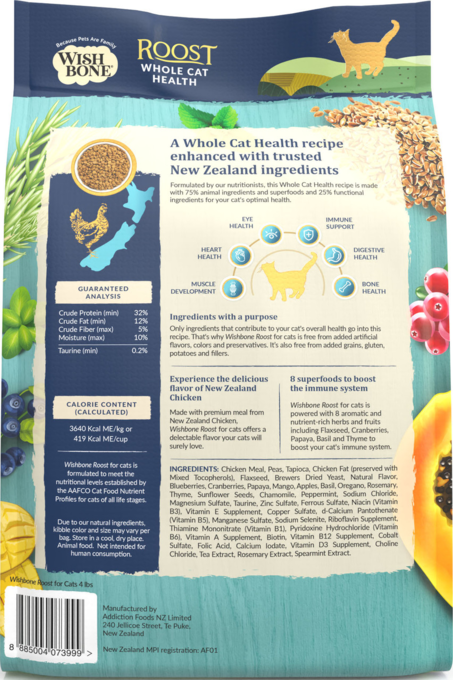 Wishbone Roost Grain Free Dry Cat Food - Product Image 1