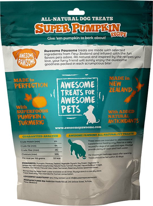 Awesome Pawsome Super Pumpkin Recipe Dog Treats - Product Image 1