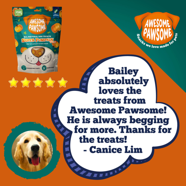 Awesome Pawsome Super Pumpkin Recipe Dog Treats - Product Image 7