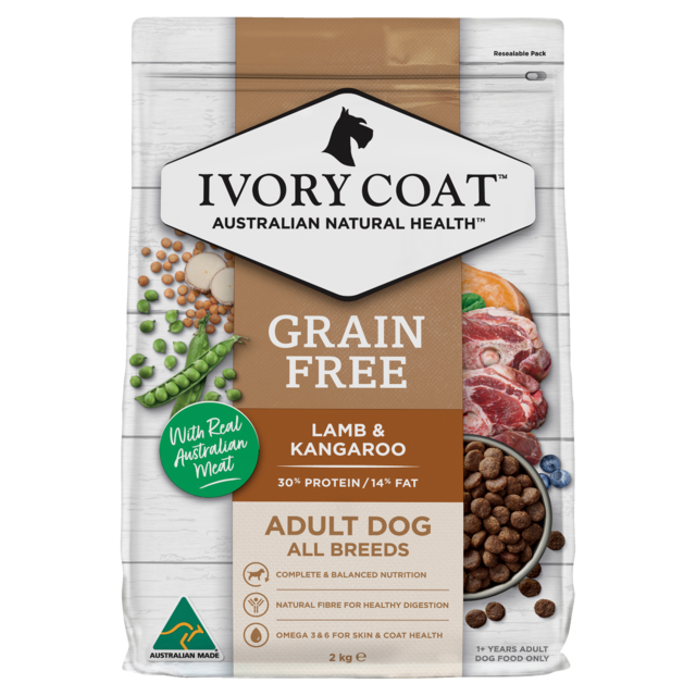 Ivory Coat Grain Free Lamb & Kangaroo Adult Dry Dog Food - Product Image