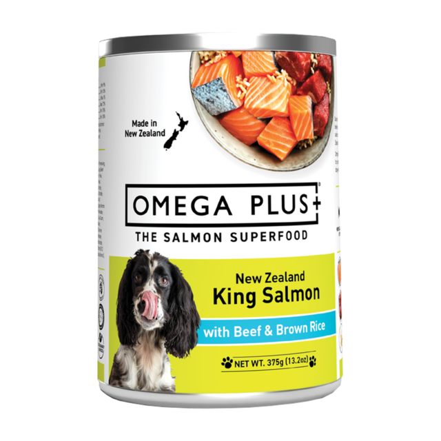 Omega Plus Salmon Beef & Brown Rice Wet Dog Food - Product Image
