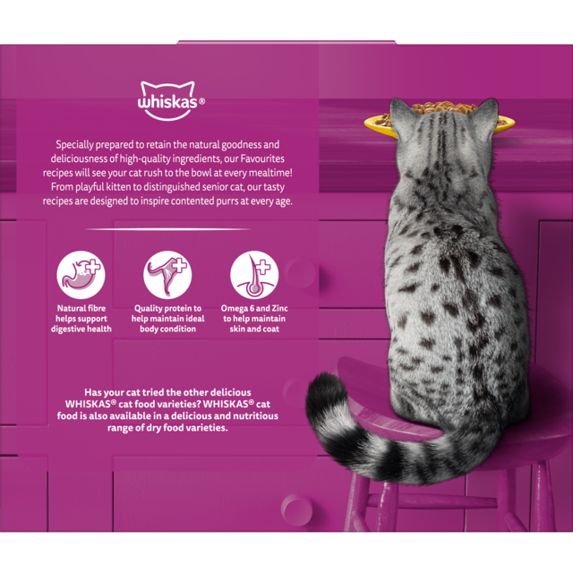 Whiskas Chicken Favourites in Gravy Adult Wet Cat Food - Product Image 1