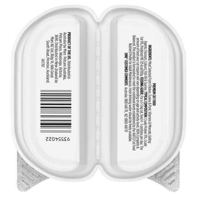 Dine Perfect Portions Pate Entree Turkey Wet Cat Food - Product Image 1