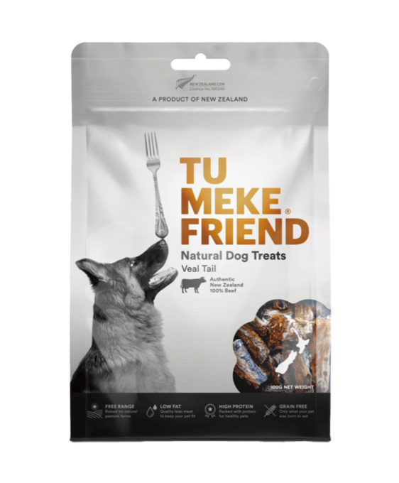 Tu Meke Friend Veal Tail Dog Treats - Product Image