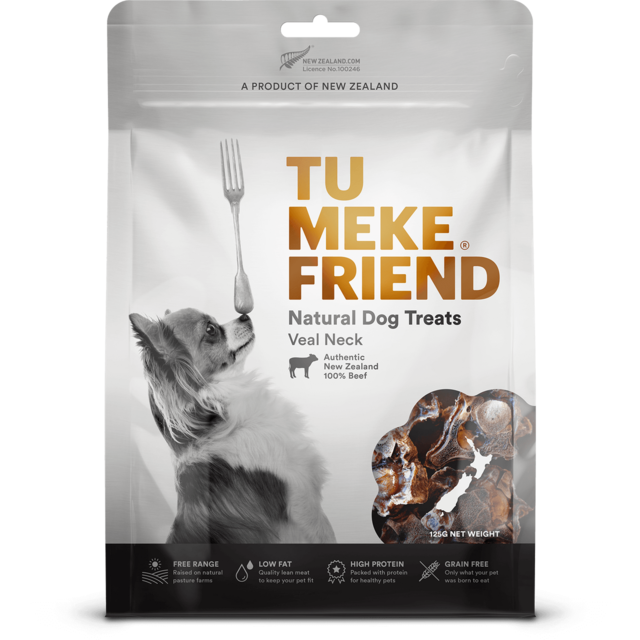 Tu Meke Friend Veal Neck Dog Treats - Product Image