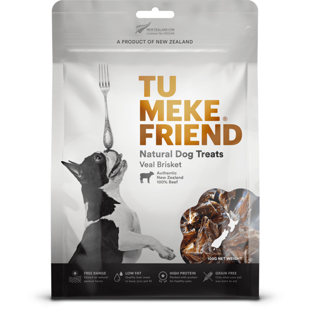 Tu Meke Friend Veal Brisket Dog Treats - Product Image