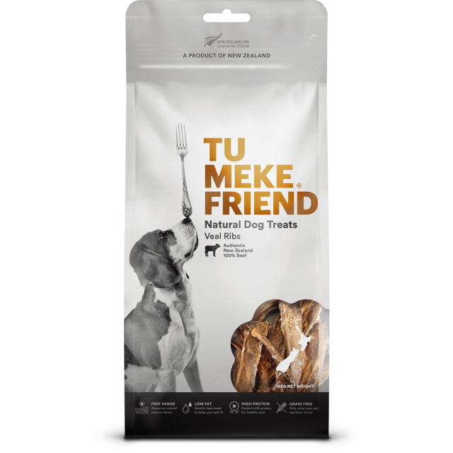 Tu Meke Friend Veal Ribs Dog Treats - Product Image