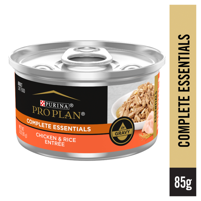 Pro Plan Complete Essentials Chicken & Rice Entrée in Gravy Wet Cat Food - Product Image 7