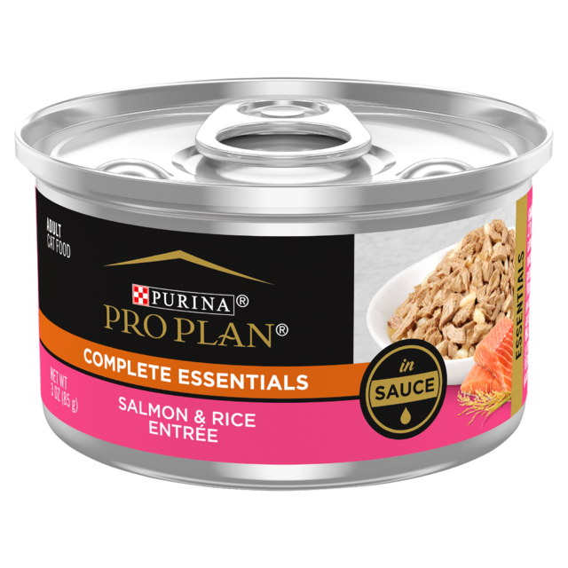 Pro Plan Complete Essentials Salmon & Rice Entrée in Sauce Wet Cat Food - Product Image