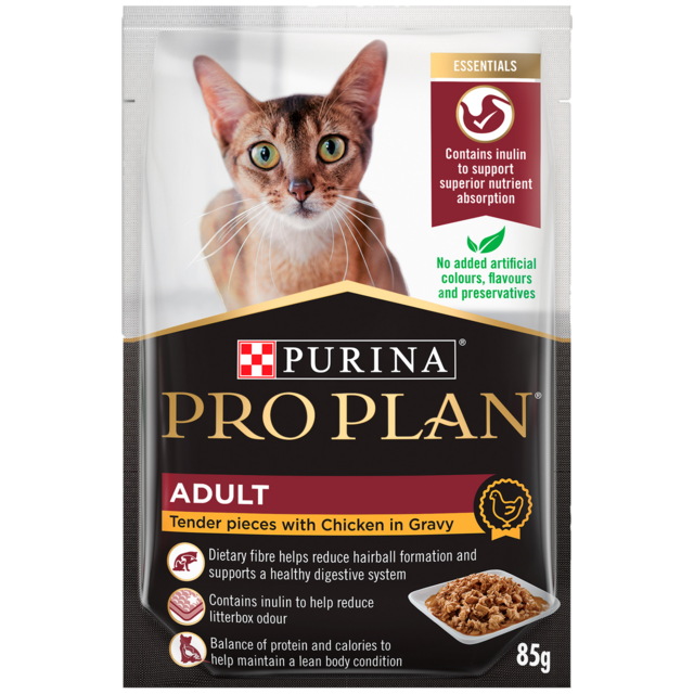 Pro Plan Adult Chicken in Gravy Wet Cat Food - Product Image