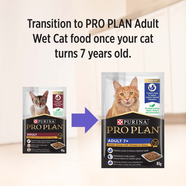 Pro Plan Adult Chicken in Gravy Wet Cat Food - Product Image 7