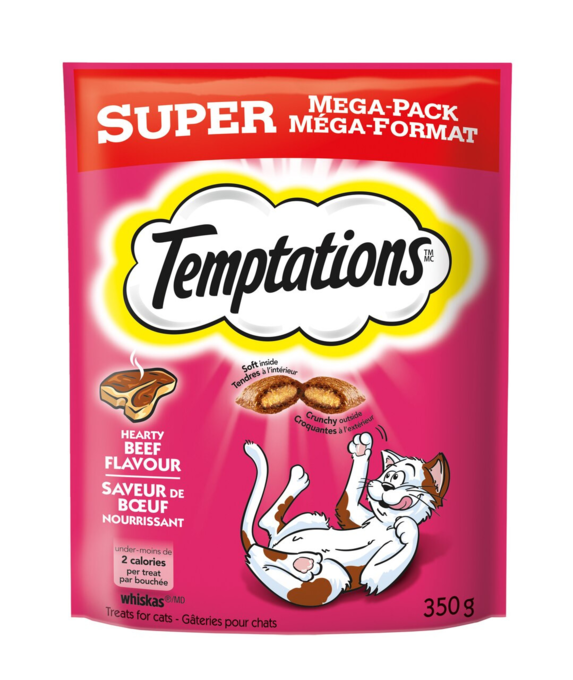 Temptations Hearty Beef Cat Treats - Product Image 2