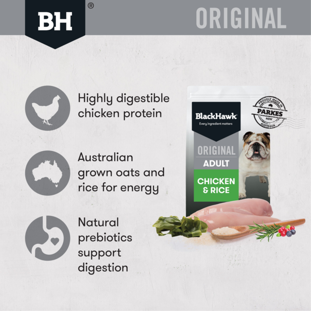 Black Hawk Original Adult Chicken & Rice Dry Dog Food - Product Image 1