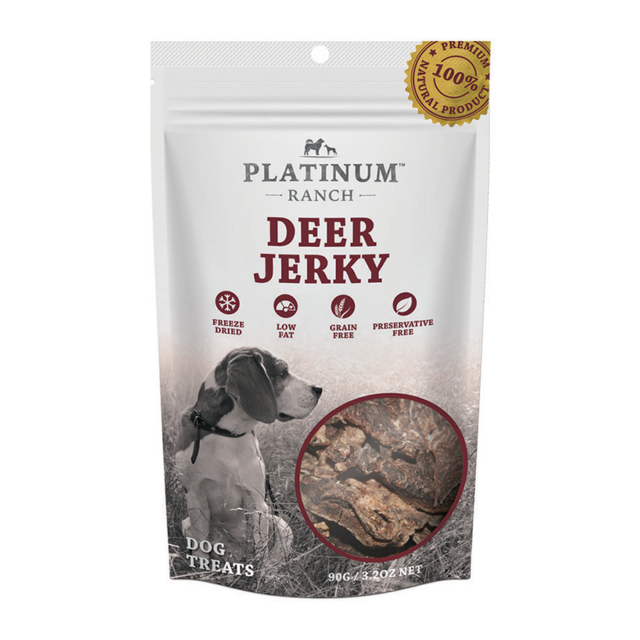 Platinum Ranch Deer Jerky Dog Treats - Product Image