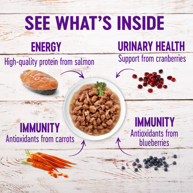 Wellness Morsels Salmon & Tuna Adult Wet Cat Food - Product Image 1