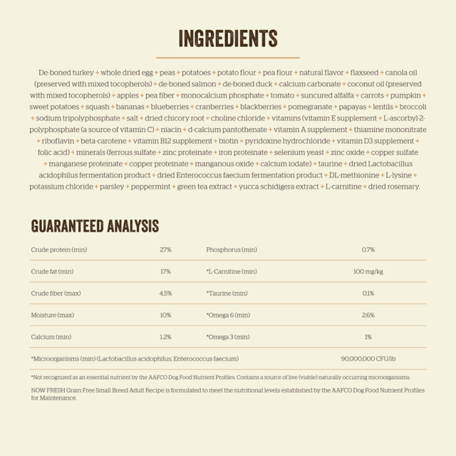 Now Fresh Grain Free Adult Small Breed Dry Dog Food - Product Image 9