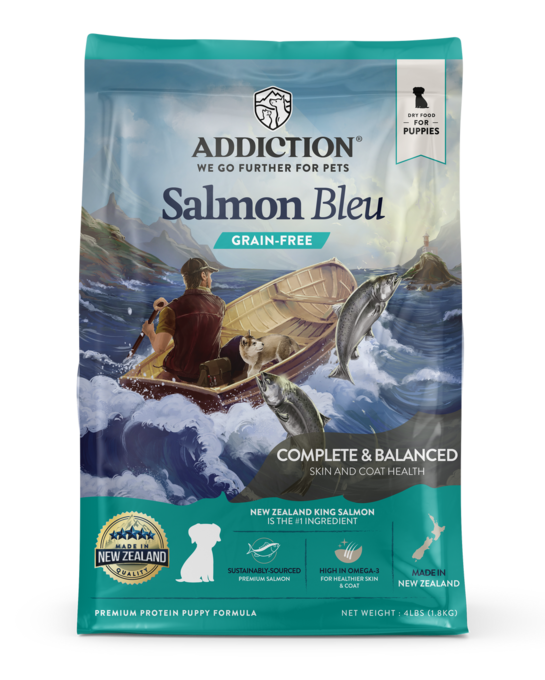 Addiction Grain-Free Salmon Bleu Dry Puppy Food - Product Image