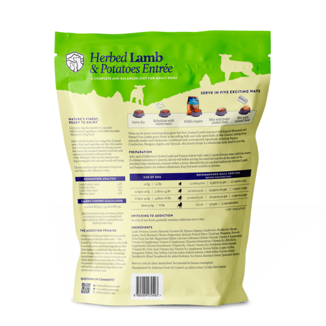 Addiction Grain-Free Herbed Lamb & Potatoes Air Dried Dog Food - Product Image 1