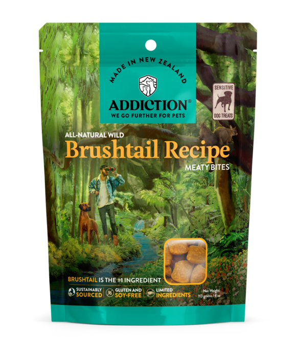 Addiction Grain-Free Wild Brushtail Meaty Bites Dog Treats - Product Image