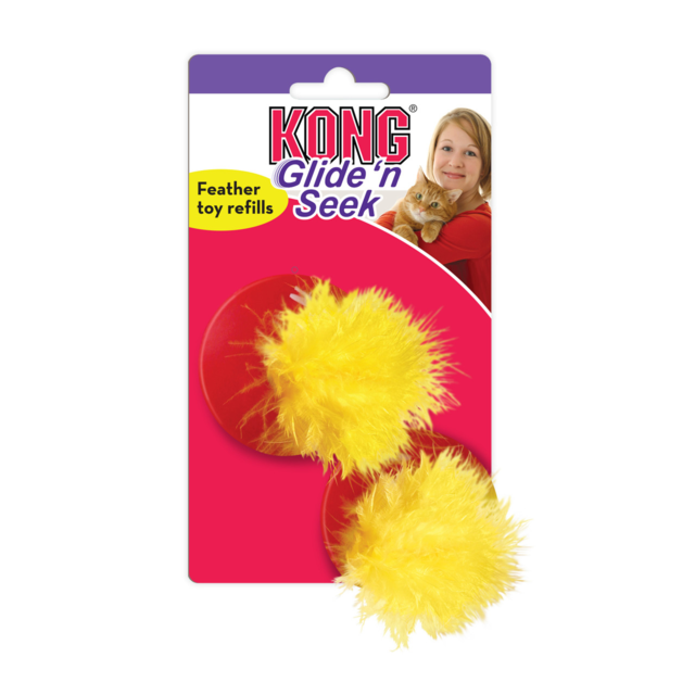 KONG Glide n' Seek Feathers Refill Cat Toy - Product Image 1