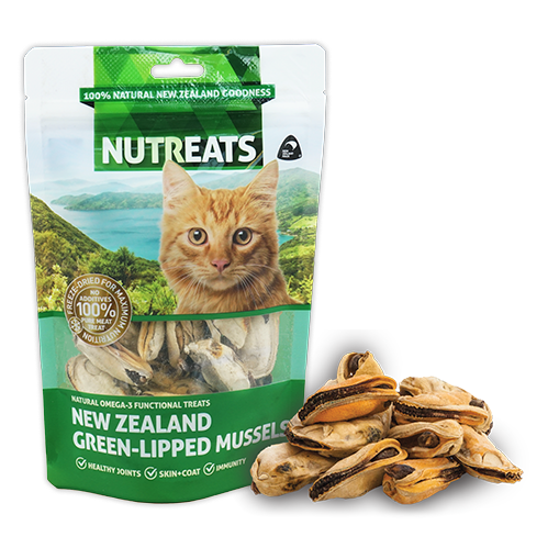 Nutreats Green Lipped Mussels Cat Treats - Product Image