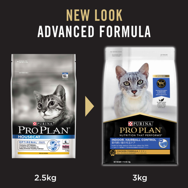 Pro Plan Indoor Hairball Control Dry Cat Food - Product Image 2