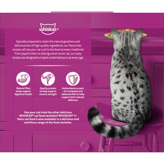 Whiskas Mixed Favourites in Jelly Senior Wet Cat Food - Product Image 1