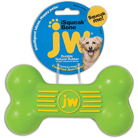 JW iSqueak Bone Dog Toy - Product Image 1