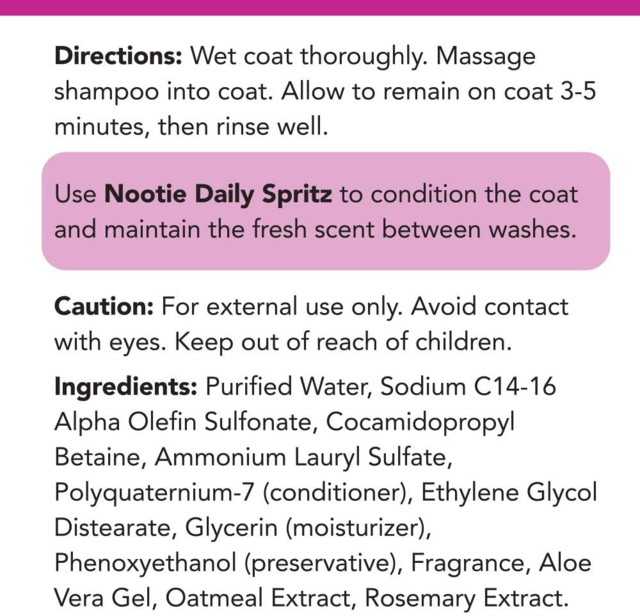 Nootie Rejuvenating Rosemary Extract Pet Shampoo - Product Image 3