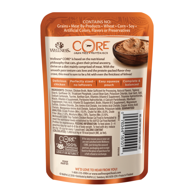 Wellness Core Tiny Tasters Chicken Pate Wet Cat Food - Product Image 1