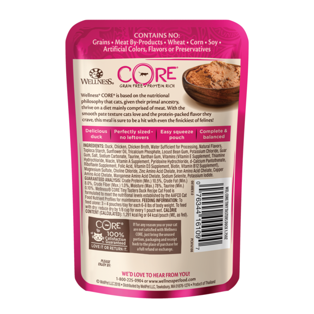 Wellness Core Tiny Tasters Duck Pate Wet Cat Food - Product Image 1