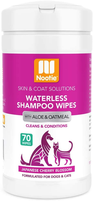Nootie Japanese Cherry Blossom Cat and Dog Waterless Shampoo Wipes - Product Image