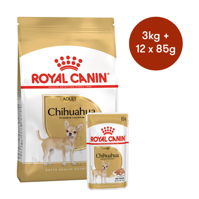 Royal Canin Chihuahua Adult Dry + Wet Dog Food Bundle - Product Image