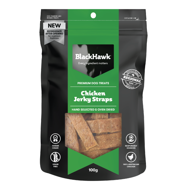 Black Hawk Chicken Jerky Straps Dog Treats - Product Image 1