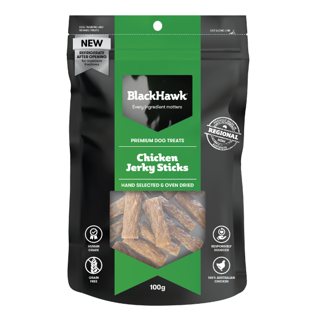 Black Hawk Chicken Jerky Sticks Dog Treats - Product Image 1