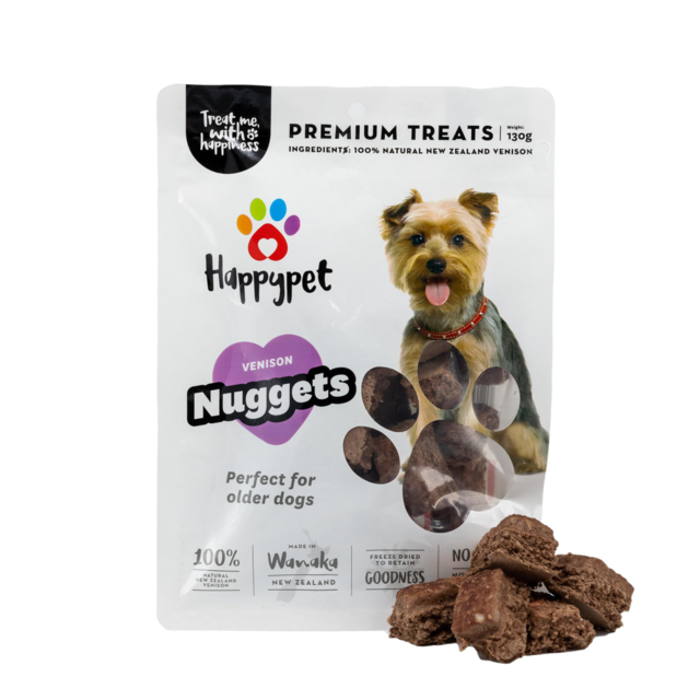 HappyPet Venison Nuggets Dog Treats - Product Image