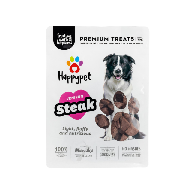 HappyPet Venison Steak Dog Treats - Product Image 1