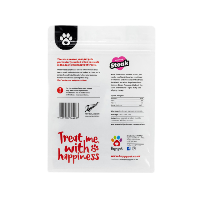 HappyPet Venison Steak Dog Treats - Product Image 4