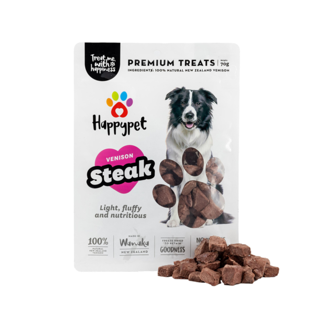 HappyPet Venison Steak Dog Treats - Product Image