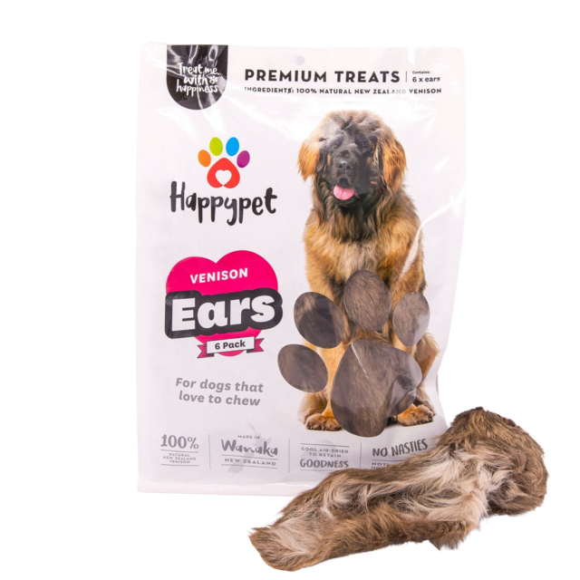 HappyPet Venison Ears Dog Treats - Product Image