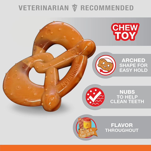 Nylabone Power Chew Pretzel Chew Toy - Product Image 1