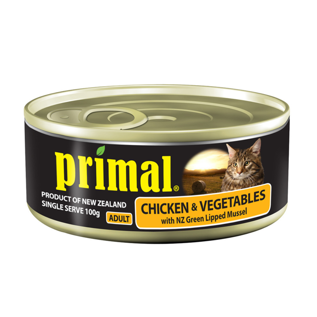 Primal Chicken & Vegetables Wet Cat Food - Product Image